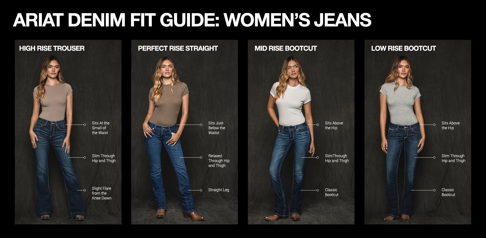 ariat women jean feature display